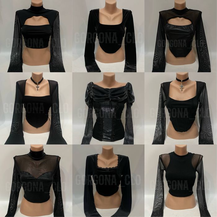 Готична блуза вінтаж