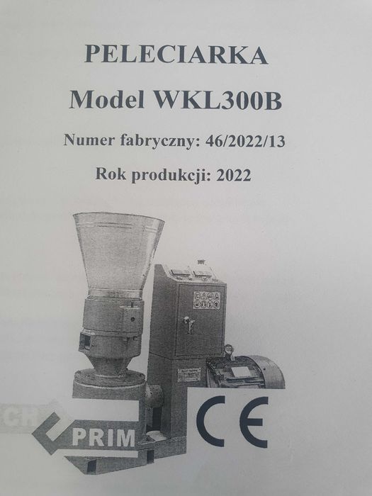 Peleciarka/ maszyna do produkcji peletu