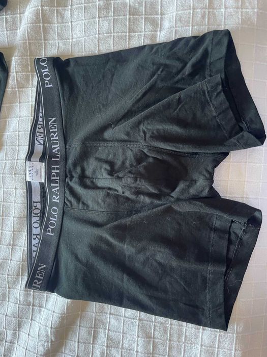 3 pares de boxers pretos ralph lauren XL novos