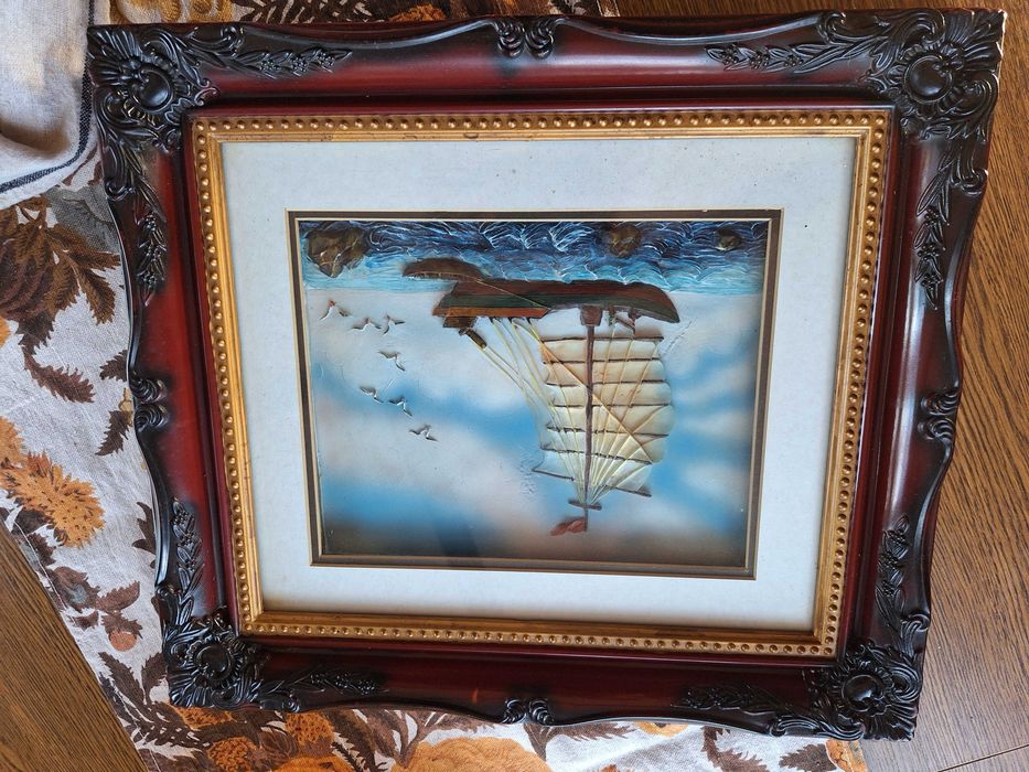 #obraz z masy perłowej