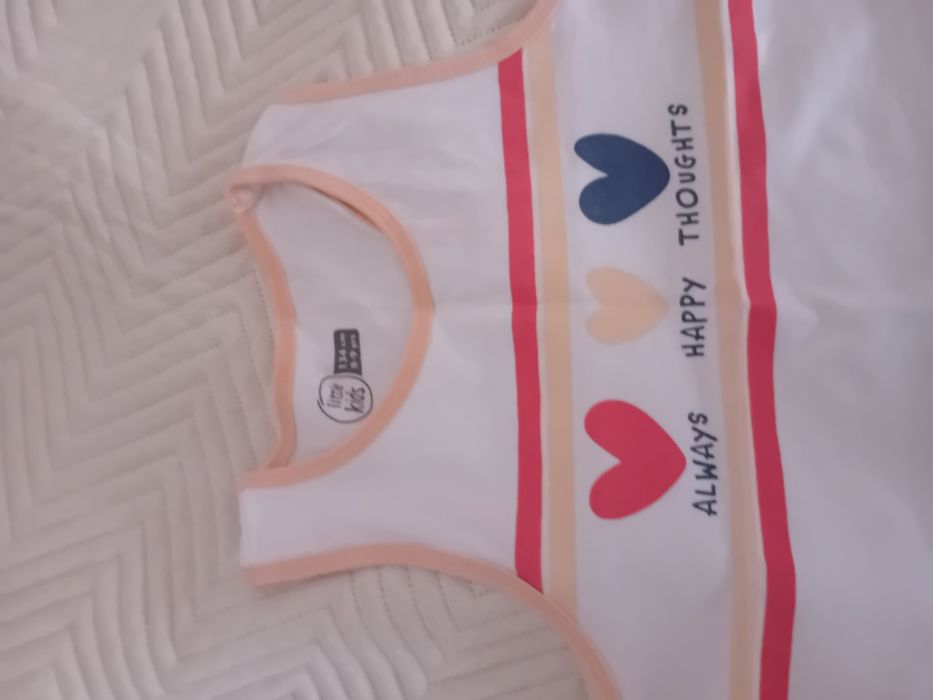 Zestaw 3 bluzeczki na lato 134 cm
