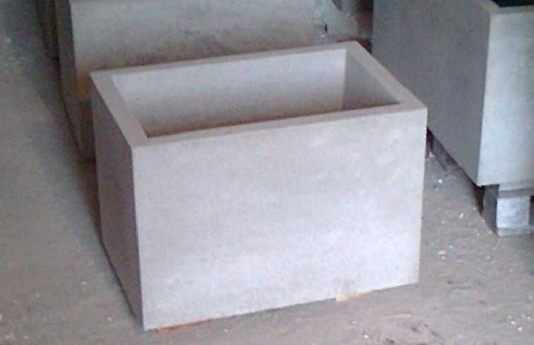 Donica betonowa ogrodowa doniczka, donice betonowe ogrodowe 60x40x40
