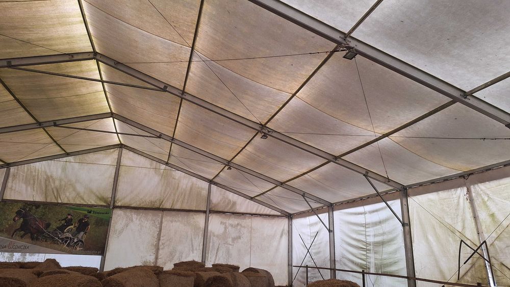 Sprzedam halę namiotową 20 m x 25 m