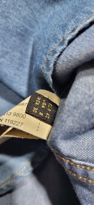 Massimo Dutti niebieska koszula bawełna jeans premium M L