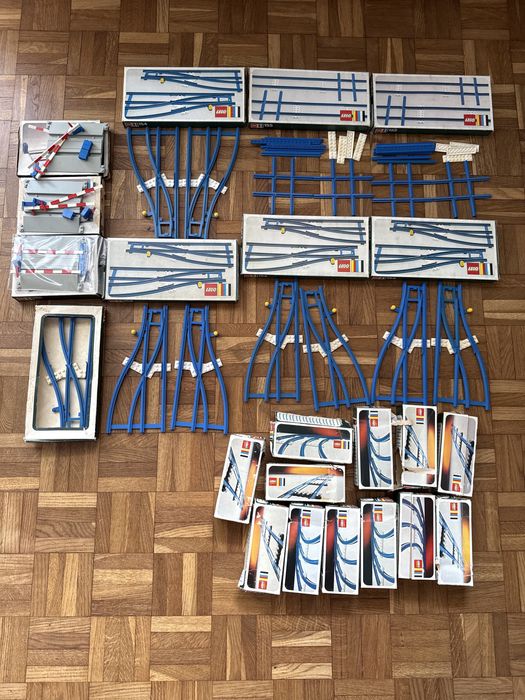 Mix lego torow, lata 70 Train 4.5V