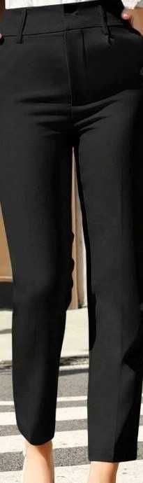 Damskie spodnie garniturowe