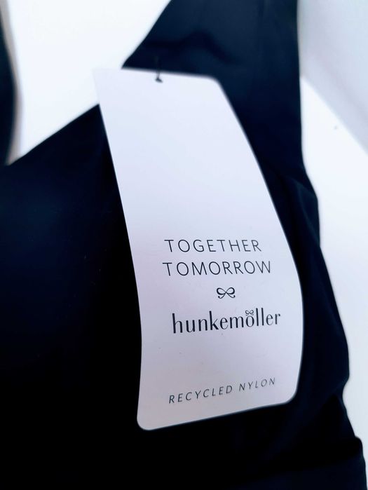 Nowy jednoczęściowy strój kąpielowy hunkemoller czarny