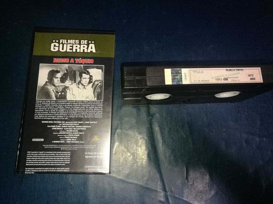 RUMO A TÓQUIO - Filmes de Guerra VHS (legendagem em Português)
