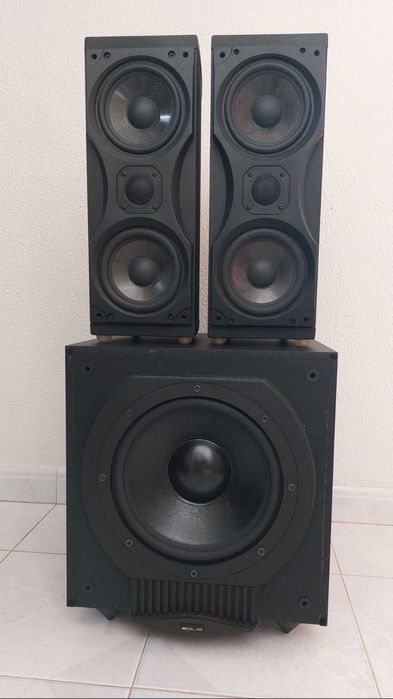 Meridian M33 e Solid B&W PB100