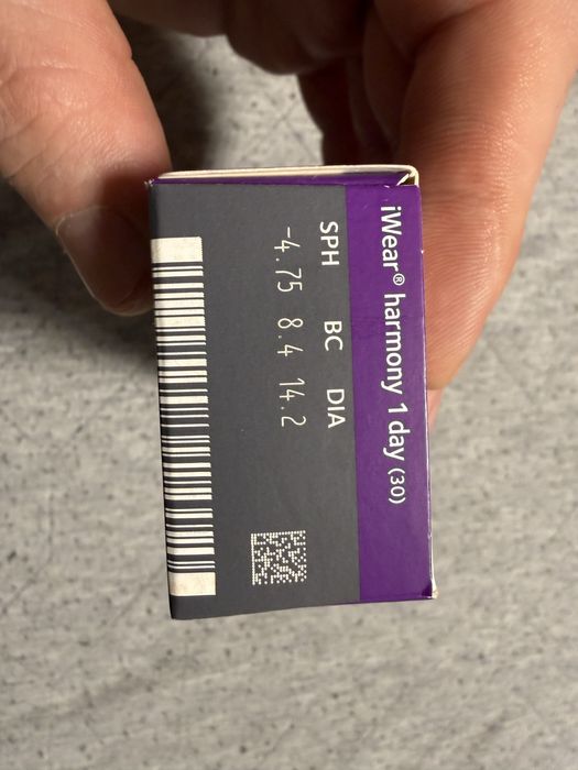 Sochewki kontaktowe IWEAR harmony -4,75