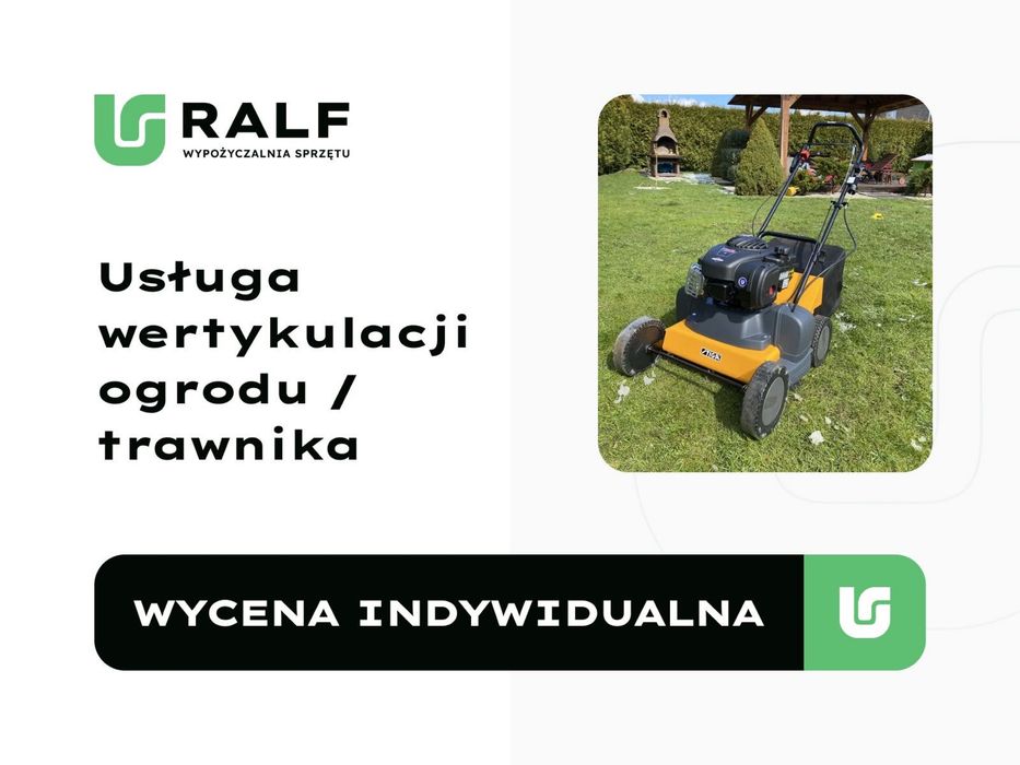 Usługa Wertykulacji Ogrodu/ Trawnika /