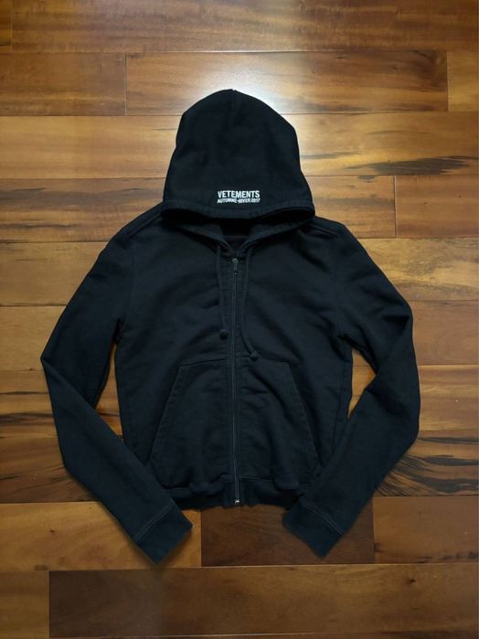 Кофта чорна Ветмо/ Зіпка Vetements/ Represent/ Esentials/ ERD