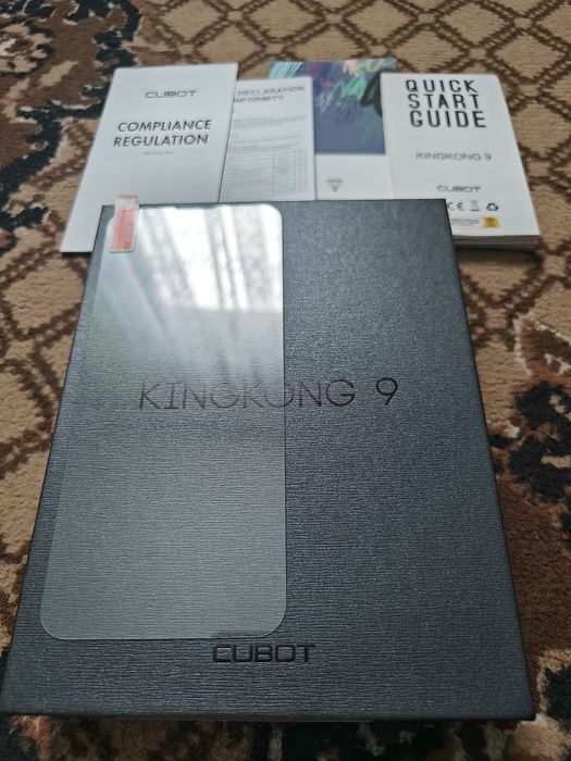 Cubot KingKong 9, скло з коробкою