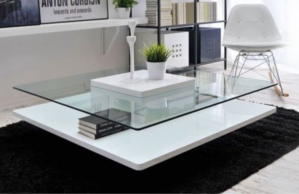 Stolik kawowy biały