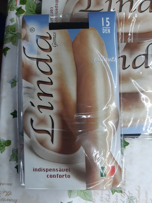 5 pares collants XL , cor preto