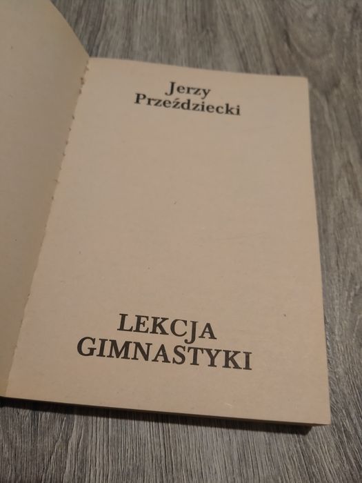 Jerzy Przeździecki Lekcja gimnastyki