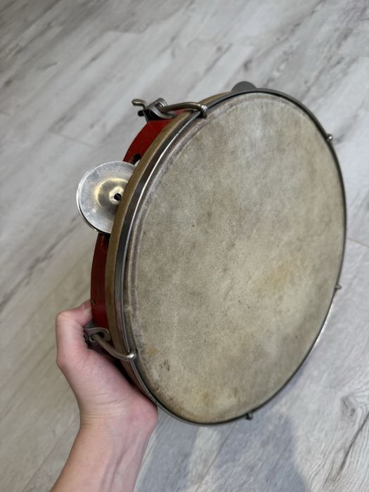 Бубон (тамбурин) з натуральної шкіри