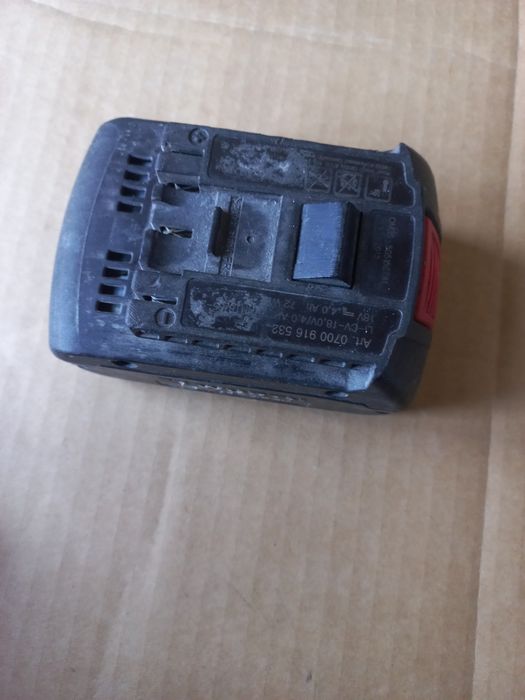 Baterias Wurth e Bosch 18V 4Ah e 5Ah