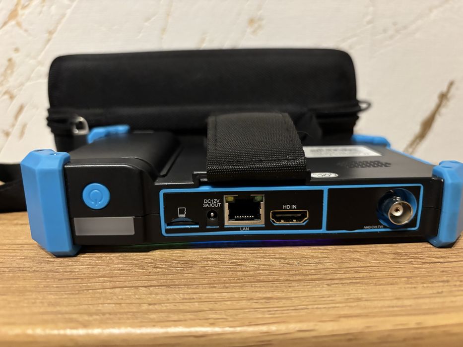 Tester kamer IP i analogowych 4K, HDMI POE