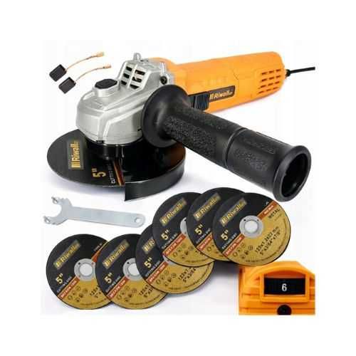 Szlifierka kątowa 2000W 125mm do metalu komplet