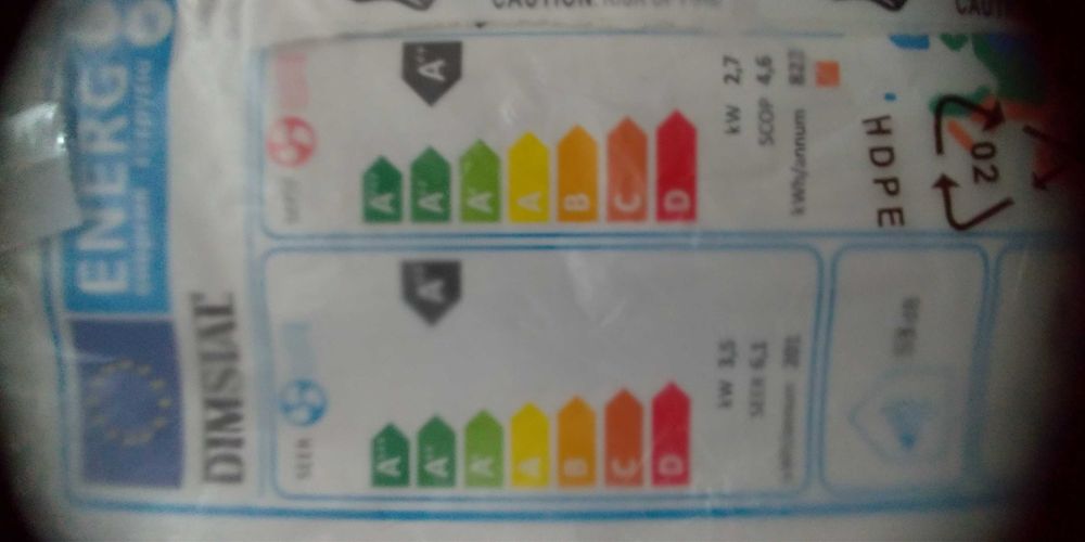 Ar condicionado novo comprado na Alemanha de alta qualidade A++