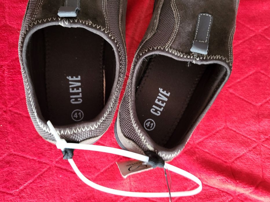 Buty męskie skórzane 41cm Cleve