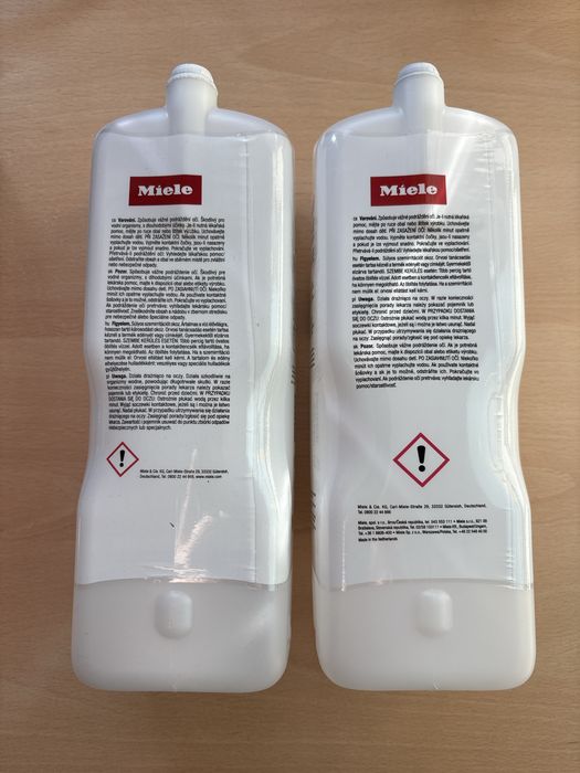 Miele Twin Dos 2 x puste pudełko / pojemnik po detergencie
