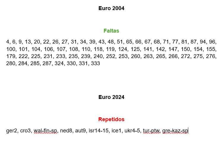Troco cromos várias coleções Panini