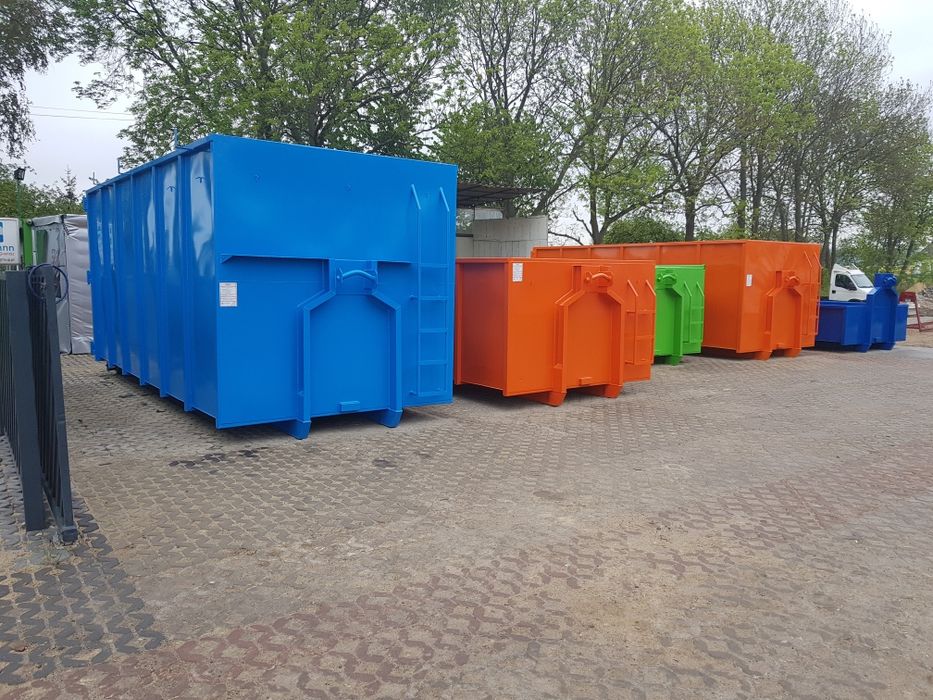 Kontener hakowy 15,20,23,25,27,30,33,36,40m3 gruzowy,do złomu na odpad