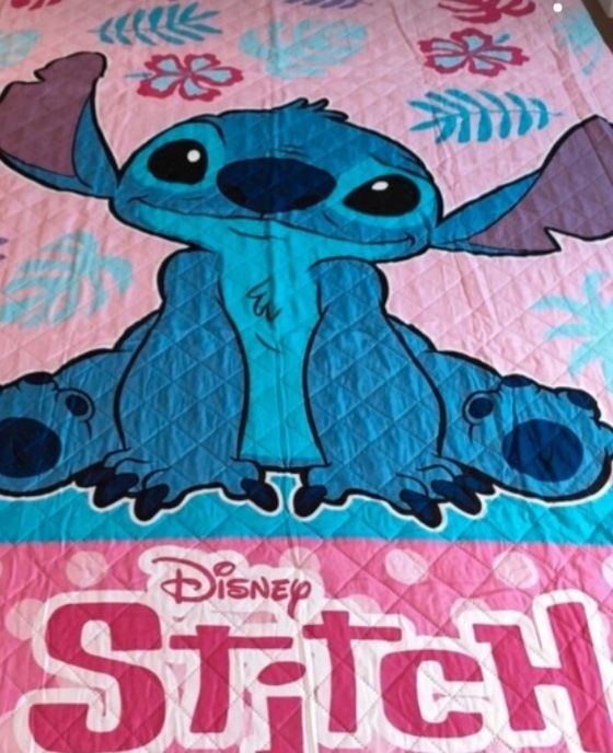Stitch colcha novo