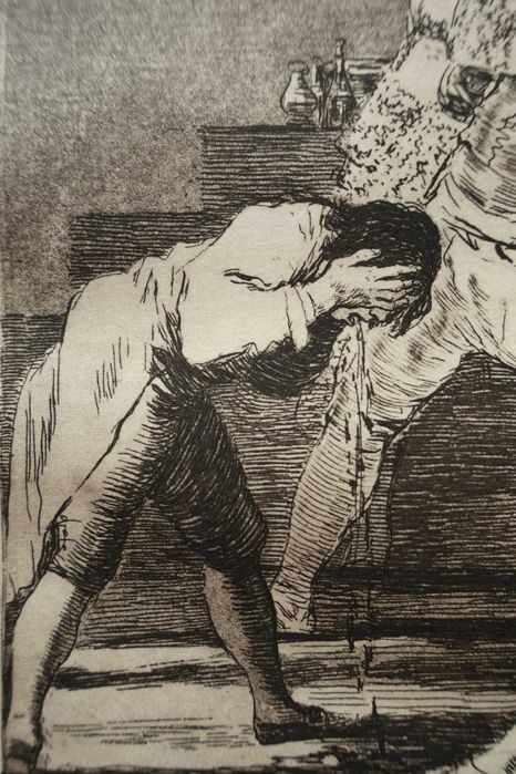 Gravura "Al Conte Palatino", Francisco de Goya