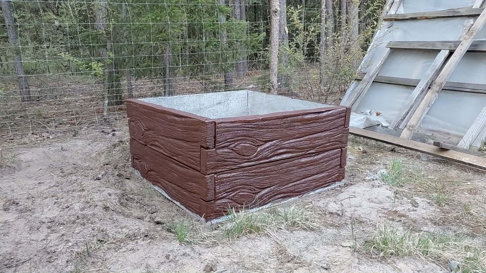 Warzywniak, kompostownik, grządka, donica betonowa