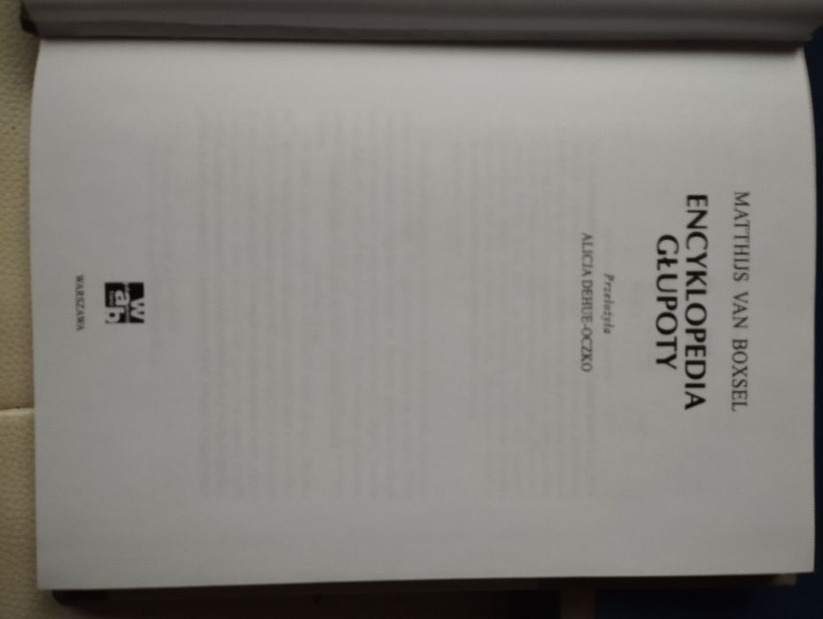 Boxsel Encyklopedia głupoty