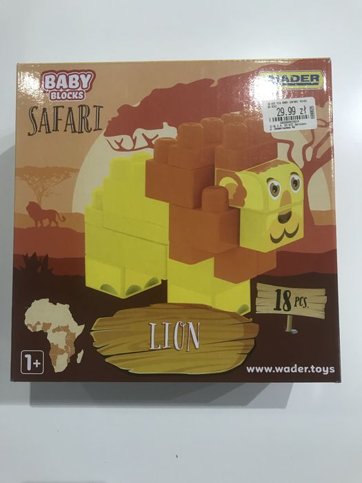Klocki lion - nowe