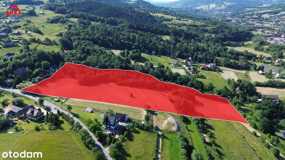 3,6 ha z panoramą Mszany i gór | Zarabie |