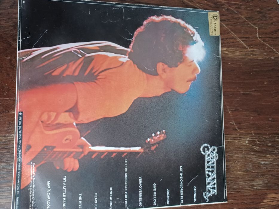 Disco vinil Santana Festival