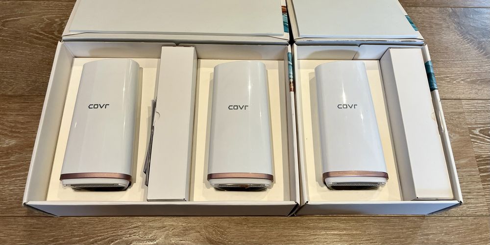 D-Link COVR-2200 AC2200 System mesh 3 x wezly