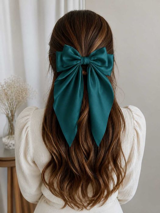 Laço de Cabelo Verde