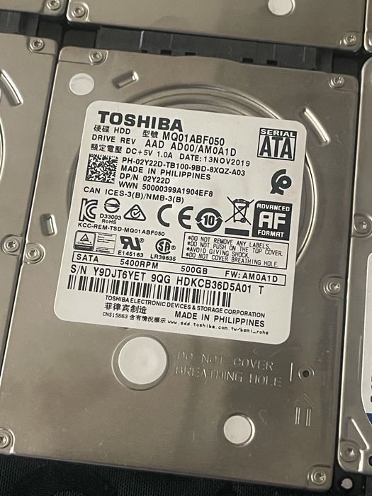 SATA Hard Drives HDD 500 GB 2.5"64738484942466122