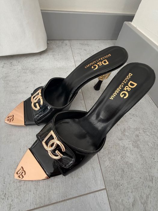 Klapki na szpilce dolce&gabbana 39