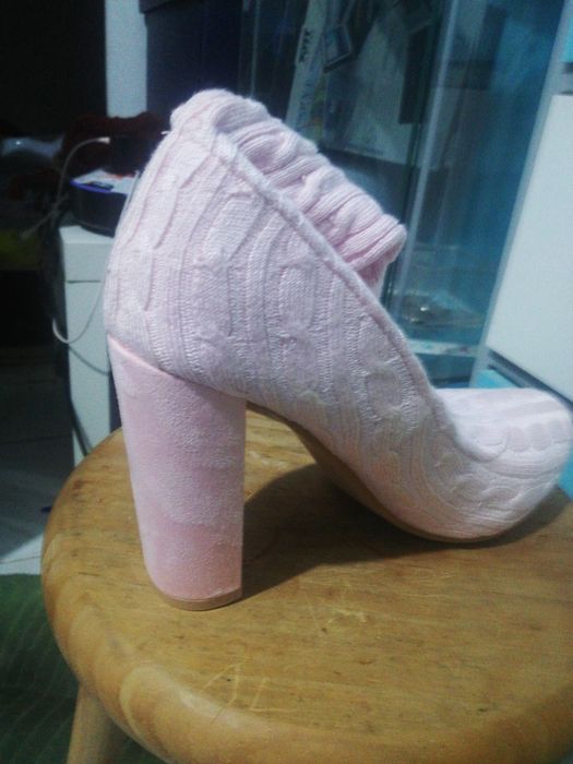 Bota de salto alto