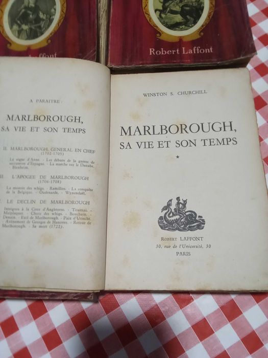 4 Livros  Marlborough Sa Vie Et Son Temps Winston S. Churchill