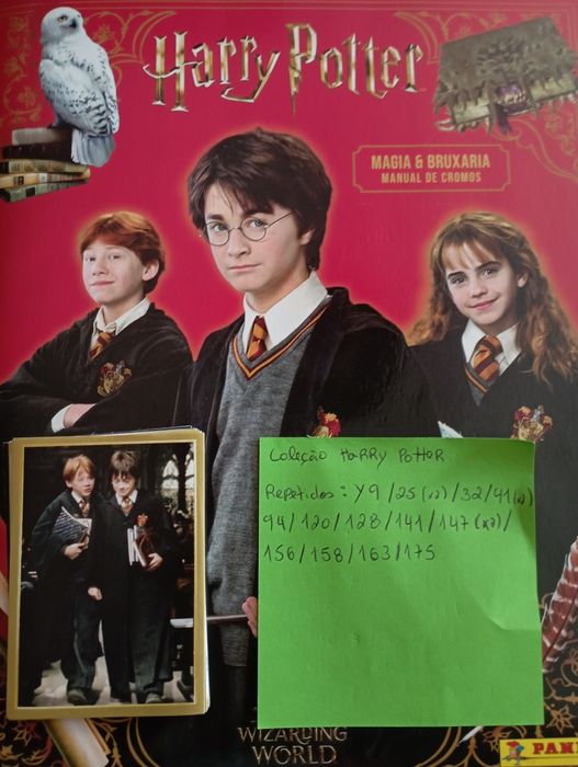 Coleções Cromos Harry Potter