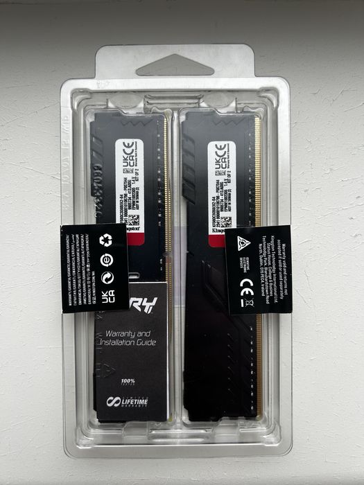 Kingston DDR5 64GB (2x32GB) 6000Mhz FURY Beast Black