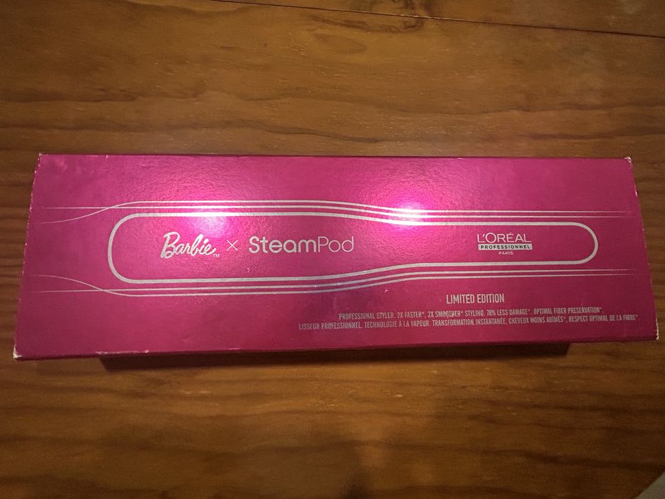 Prancha a vapor da Barbie