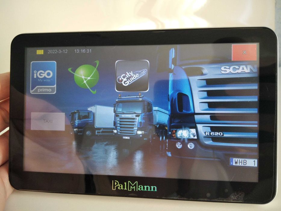 GPS навігатор PallMan 7'' TIR / ADR Європа + Україна! Свіжі карти 2026