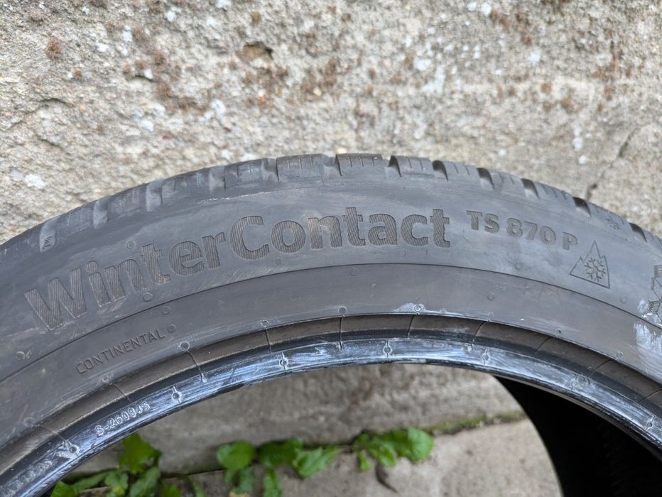 Continental WinterContact TS870P 245/45/18 V XL opony zimowe 2021r 7,5 mm WYSYŁKA =60 zł