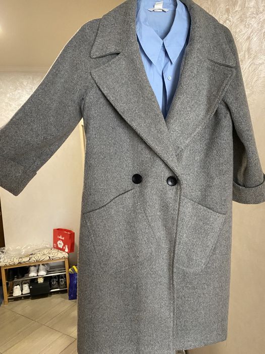 Пальто сіре (осінь)