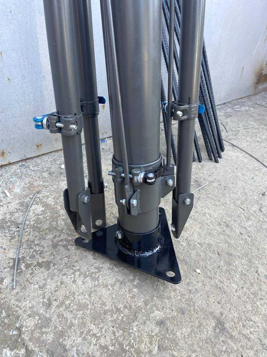 Щогла 19м компактна 2,3м телескопічні ноги мачта для антен з алюмінію