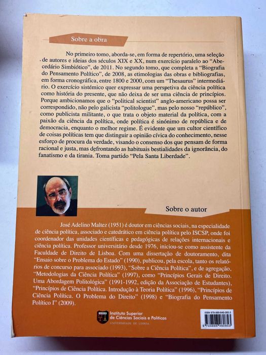 Biografia Pensamento Politico -Obras Cronobibliografias Séculos XIX XX